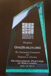 OneDublin-org ACSA Region 6 Outstanding Partner in Education Award&nbsp;2014