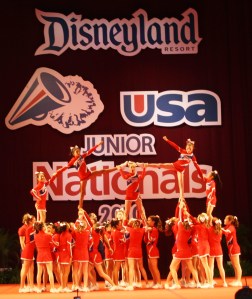 Fallon Cheerleaders: Balance and Poise