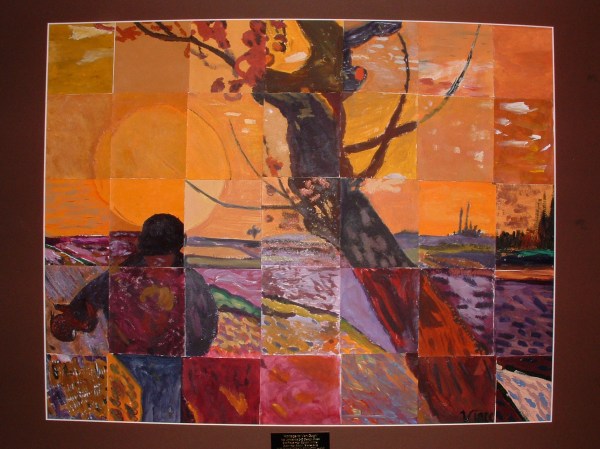 "Homage to Van Gogh" - 2D Design Class, Dublin High School