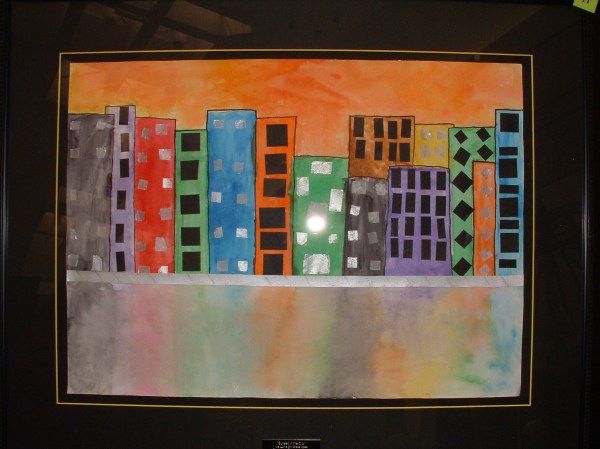 "Sunset in the City" - 4th Grade Class, Frederiksen Elementary School