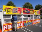 Wells Middle School Band Fireworks Booth (Safeway parking lot - Tassajara Rd.)