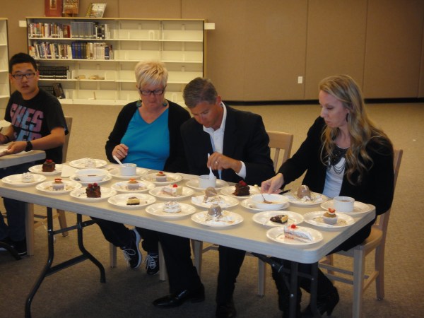 Dublin High School Iron Chef Desserts Judging