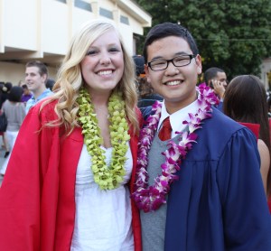 Dublin High School Class of 2011 Graduation - Emily Edlund with Daniel Heddy