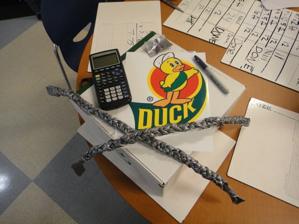Duct Tape Suspension Bridge - Braided Duct Tape