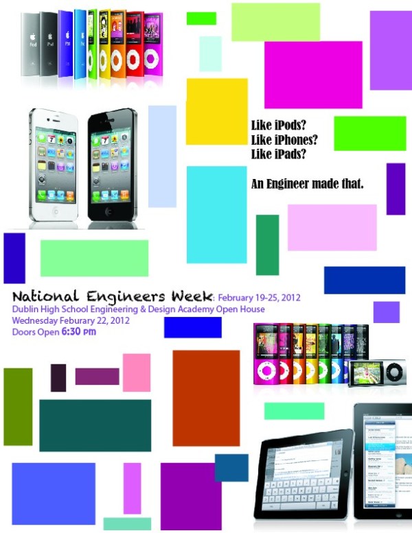 Hali Osbourne - Dublin High School - "An Engineer Did That" Poster