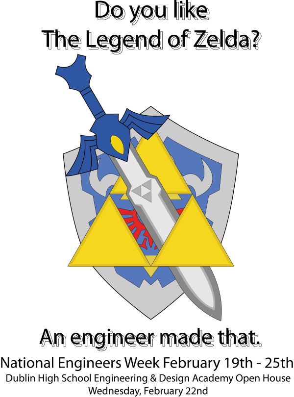 Nhan Ho - Dublin High School - "An Engineer Did That" Poster