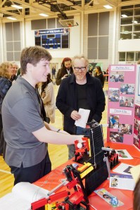 MythBusters Adam Savage Visits a Dublin High School Engineering Academy Student