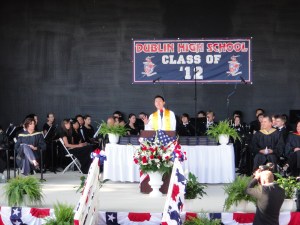Dublin High School Class of 2012 Valedictorian Andrew Song
