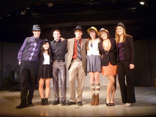 Sarah Finn with Dublin High School Student Directors 2012