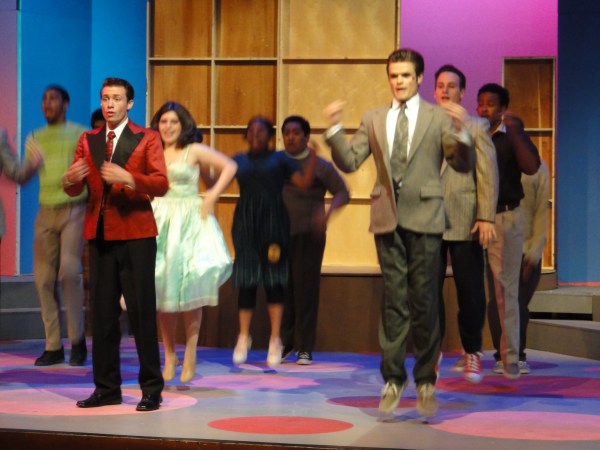 Chris Harral (left) in Hairspray
