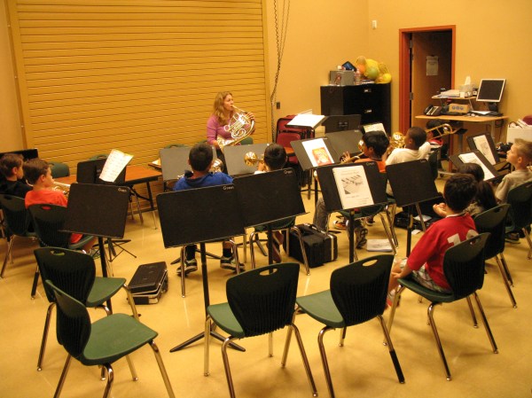 Chris Immesoete Leads an Elementary School Music Class
