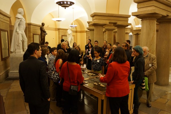 Tour of the Capitol for Congressman Eric Swalwell Supporters