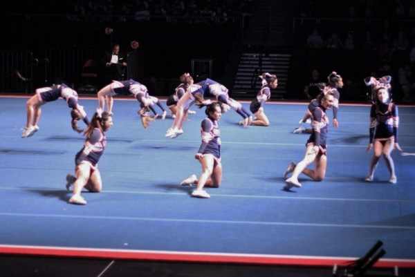 Dublin High School Competitive Cheer in Action
