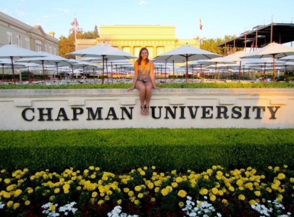 Katelyn at Chapman University