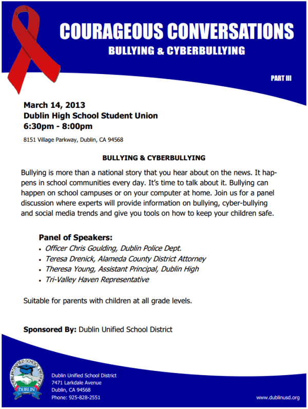 Cyber Bullying Courageous Conversations III