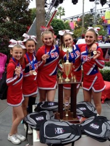 Fallon Middle School Cheer Team Members