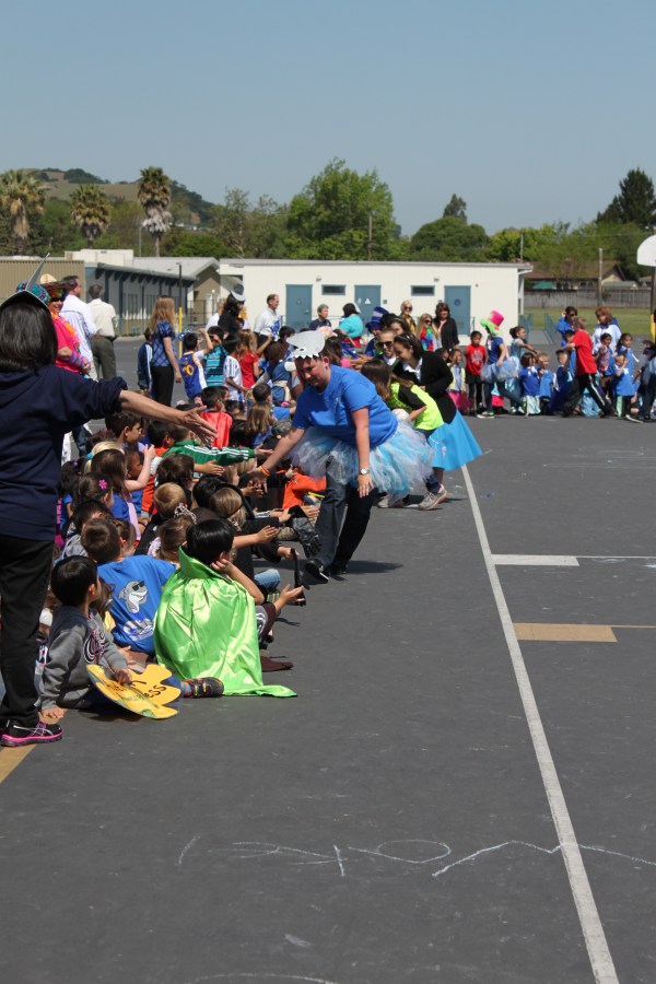 Dublin Elementary School Autism Awareness Month Parade (credit Keira Andresen)