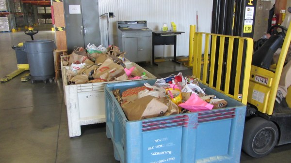 Alameda County Community Food Bank 1767 pounds of donated food