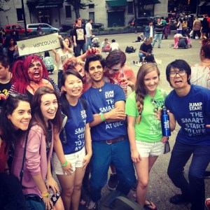 Jump Start Students at Zombie Walk Day