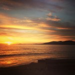 University of British Columbia Wreck Beach at&nbsp;Sunset