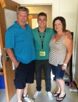 University of Colorado Boulder Tristan Elias with his&nbsp;parents
