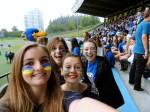 University of British Columbia students at a Thunderbirds football&nbsp;game