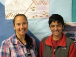 Dublin High School Science Teacher Janet Kaehms with Student Kumaran&nbsp;Ratnam