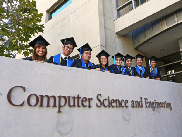 Kirsten Koa and fellow UC San Diego graduates