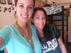 Camille with mom Kerrie