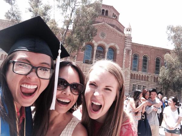 Deanna Hong UCLA Graduation with Friends