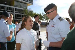 Rebecca's First Day of Basic Training