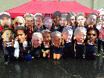 Dublin High School Varsity Boys and Girls Cross Country 2014 Big&nbsp;Heads