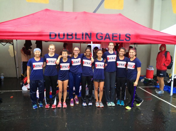Dublin High School Varsity Girls Cross Country Team 2014