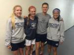 Megan Zummo with friends at St Marys College of&nbsp;California