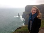 Rebecca at the Cliffs of Moher&nbsp;Ireland