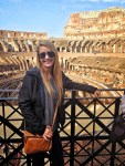 Rebecca at The Colosseum in Rome&nbsp;Italy