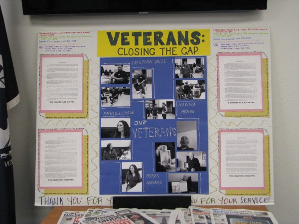 Valley High School Veterans Poster Board