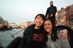 Andrew Song on a Gondola ride in Venice with a&nbsp;friend
