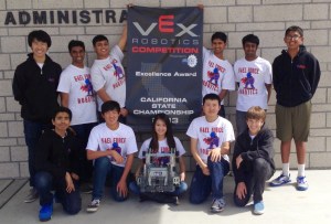 Kimberli and the Dublin High Robotics Club