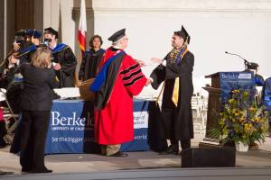 Aslan Brown Receiving Berkeley Diploma