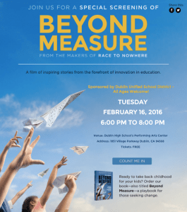 Beyond Measure Dublin High School Screening