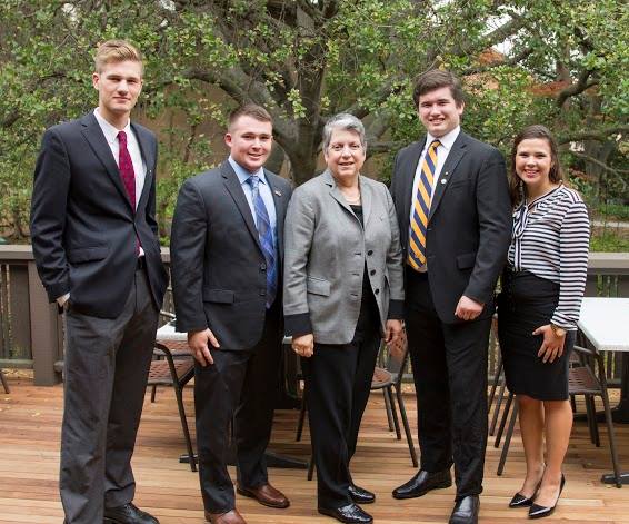 Cal Greeks Meeting with President Napolitano